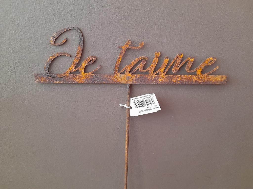 [NULL] Pic je t'aime en fer